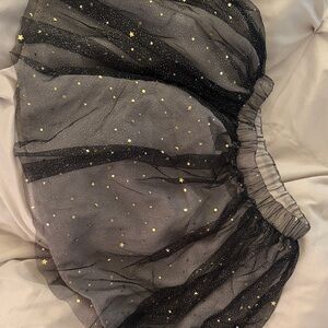 Imoga Black and Gold Starry Skirt